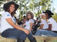 Boab Queen Finalists Ride in the Street Float Parade