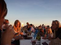 Guests at the Long Table Dinner
