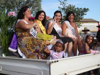 The Boab Queen and Finalists in the Float Street Parade